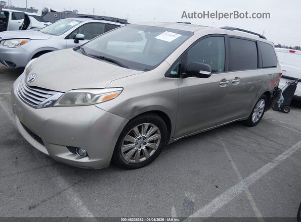 5TDYK3DC9GS719340 2016 TOYOTA SIENNA Gold 