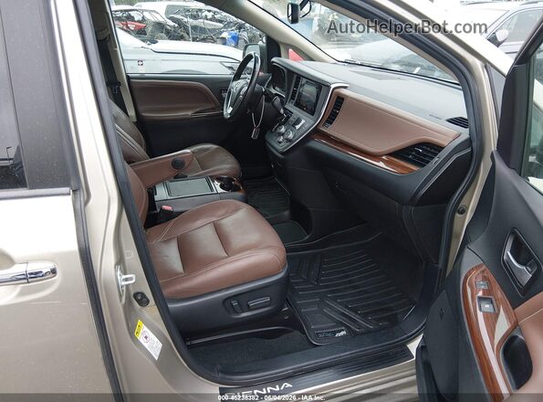 5TDYK3DC9GS719340 2016 TOYOTA SIENNA Gold 