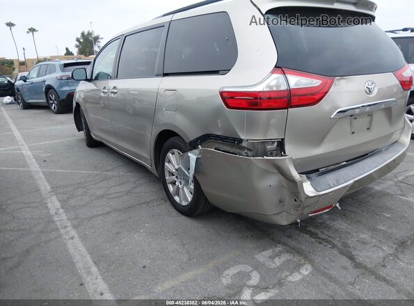 5TDYK3DC9GS719340 2016 TOYOTA SIENNA Gold 
