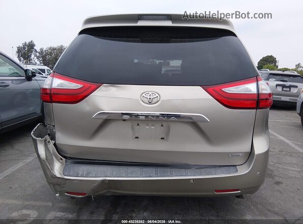 5TDYK3DC9GS719340 2016 TOYOTA SIENNA Gold 