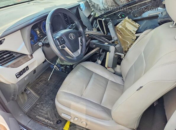 5TDYK3DC9GS760163 2016 TOYOTA SIENNA Blue წინა სალონის ხედი