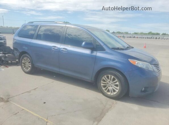 5TDYK3DC9GS760163 2016 TOYOTA SIENNA Blue წინა მარჯვენა