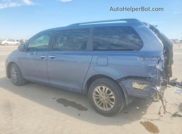 5TDYK3DC9GS760163 2016 TOYOTA SIENNA Blue უკანა მარცხენა