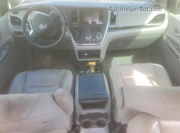 5TDYK3DC9GS760163 2016 TOYOTA SIENNA Blue წინა პანელის ხედი