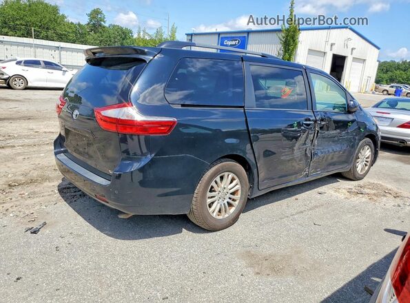 5TDYK3DCXGS707262 2016 TOYOTA SIENNA Black Rear right