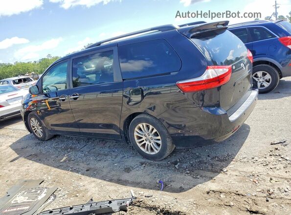 5TDYK3DCXGS707262 2016 TOYOTA SIENNA Black Rear left