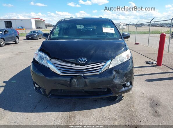 5TDYK3DCXGS744778 2016 TOYOTA SIENNA Black Вид спереду