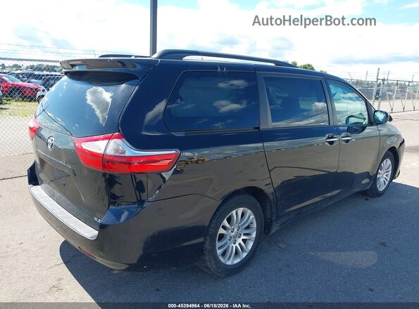 5TDYK3DCXGS744778 2016 TOYOTA SIENNA Black Задня права чверть