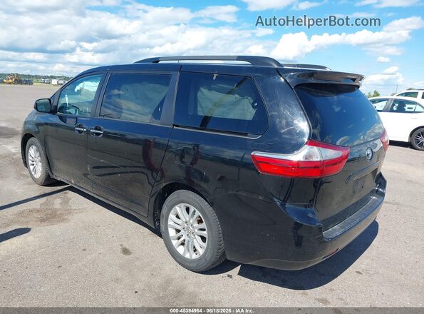 5TDYK3DCXGS744778 2016 TOYOTA SIENNA Black Задня ліва чверть