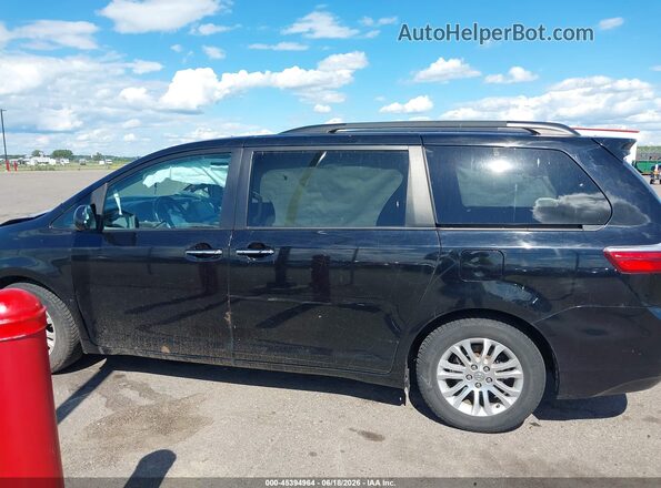 5TDYK3DCXGS744778 2016 TOYOTA SIENNA Black Панорамний вид салону 360°