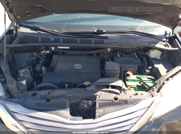 5TDYK3DCXGS744778 2016 TOYOTA SIENNA Black Вид ззаду