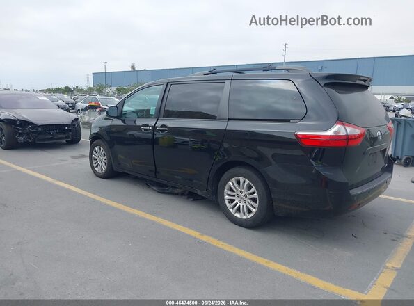 5TDYK3DCXGS752038 2016 TOYOTA SIENNA Black Trasero izquierdo
