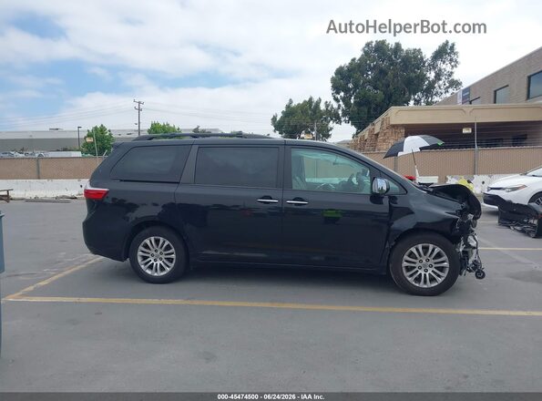 5TDYK3DCXGS752038 2016 TOYOTA SIENNA Black Vista interior de 360 grados