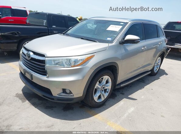 5TDYKRFH0GS144153 2016 TOYOTA HIGHLANDER Gold Przód lewy
