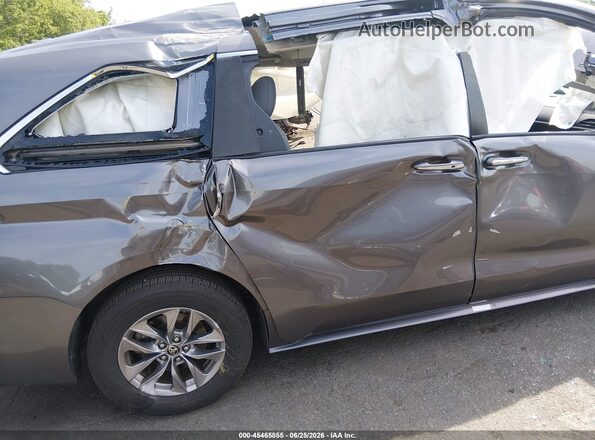 5TDYRKEC0MS028648 2021 TOYOTA SIENNA Gray Դիմացի տեսք