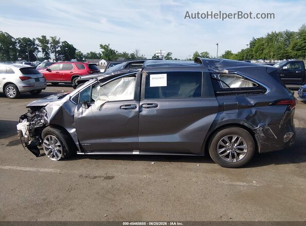 5TDYRKEC0MS028648 2021 TOYOTA SIENNA Gray Սալոնի 360 աստիճան տեսք