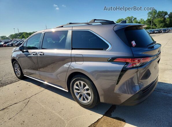 5TDYRKEC0MS032666 2021 TOYOTA SIENNA Gray Задня ліва чверть
