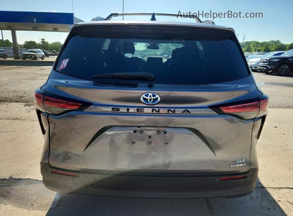 5TDYRKEC0MS032666 2021 TOYOTA SIENNA Gray Вид ззаду
