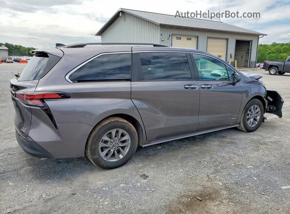 5TDYRKEC1MS025368 2021 TOYOTA SIENNA Gray 