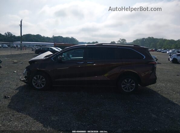5TDYRKEC1NS106503 2022 TOYOTA SIENNA Brown Панорамний вид салону 360°