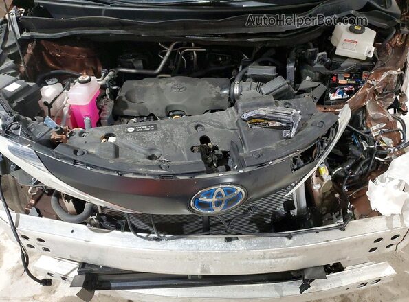 5TDYRKEC1PS158524 2023 TOYOTA SIENNA Brown Vista del compartimento del motor