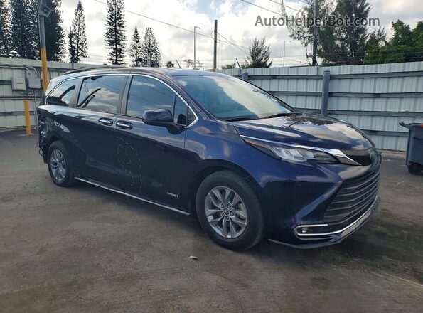 5TDYRKEC2MS038209 2021 TOYOTA SIENNA Синий 