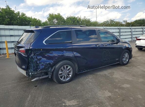 5TDYRKEC2MS038209 2021 TOYOTA SIENNA Синий 