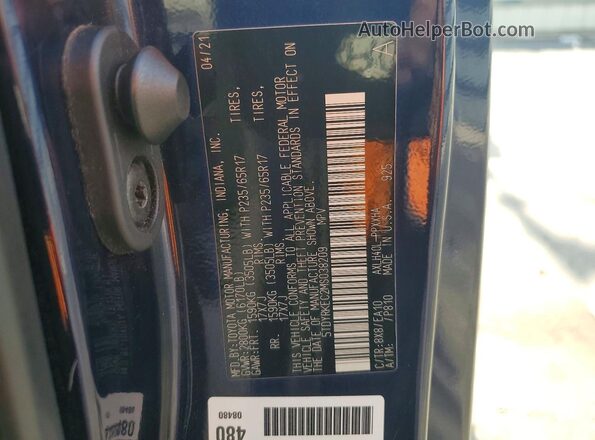 5TDYRKEC2MS038209 2021 TOYOTA SIENNA Синий 