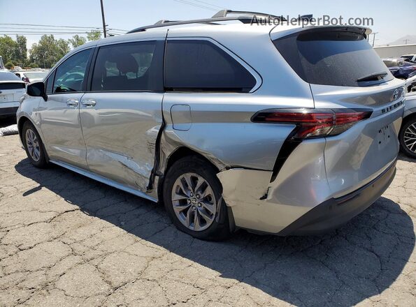 5TDYRKEC2NS132589 2022 TOYOTA SIENNA Silver Задня ліва чверть