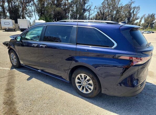 5TDYRKEC2RS194516 2024 TOYOTA SIENNA Blue Trasero izquierdo