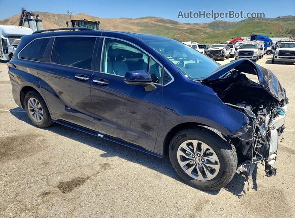5TDYRKEC2RS194516 2024 TOYOTA SIENNA Blue Delantero derecho