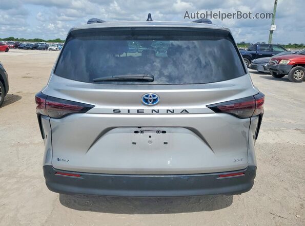 5TDYRKEC2SS227911 2025 TOYOTA SIENNA Silver Widok z tyłu