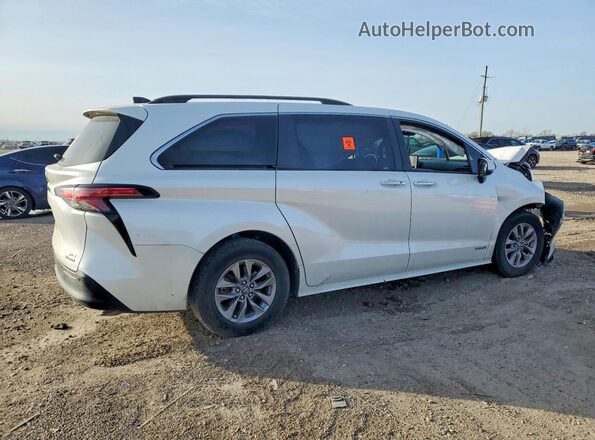 5TDYRKEC3MS034377 2021 TOYOTA SIENNA White Trasero derecho
