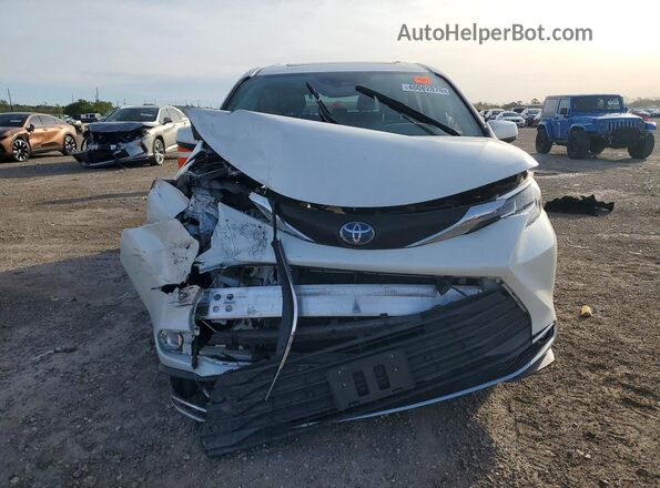 5TDYRKEC3MS034377 2021 TOYOTA SIENNA White Vista frontal