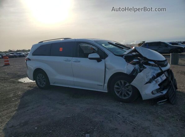 5TDYRKEC3MS034377 2021 TOYOTA SIENNA White Delantero derecho