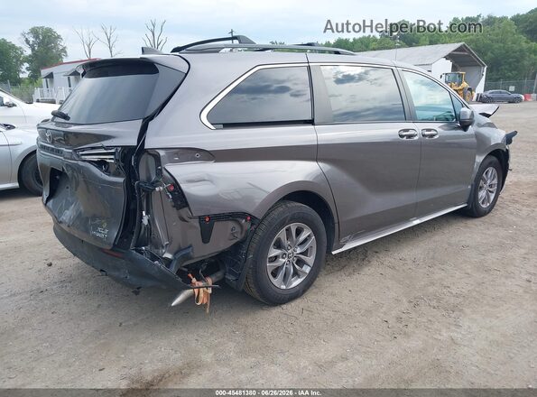 5TDYRKEC3NS123027 2022 TOYOTA SIENNA Gray Rear right