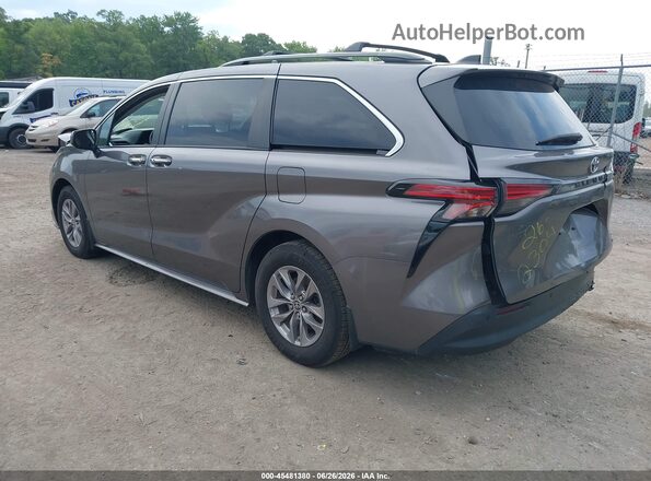 5TDYRKEC3NS123027 2022 TOYOTA SIENNA Gray Rear left
