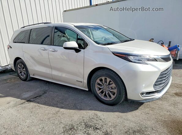 5TDYRKEC4MS026577 2021 TOYOTA SIENNA White Передня права чверть