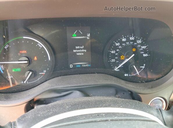 5TDYRKEC4MS026577 2021 TOYOTA SIENNA White Вид щитка приладів