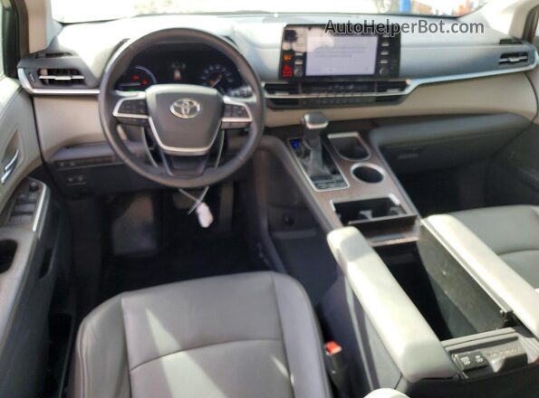 5TDYRKEC4MS026577 2021 TOYOTA SIENNA White Вид панелі приладів