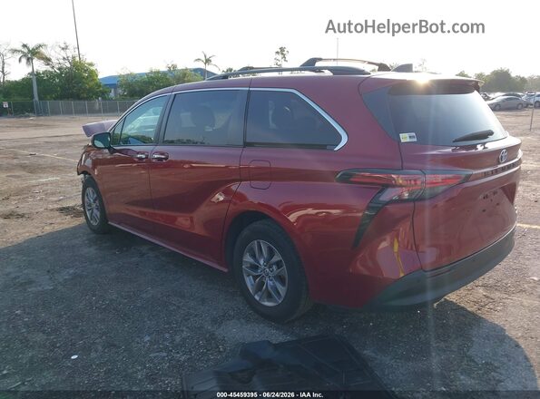 5TDYRKEC5NS100557 2022 TOYOTA SIENNA Red Tył lewy