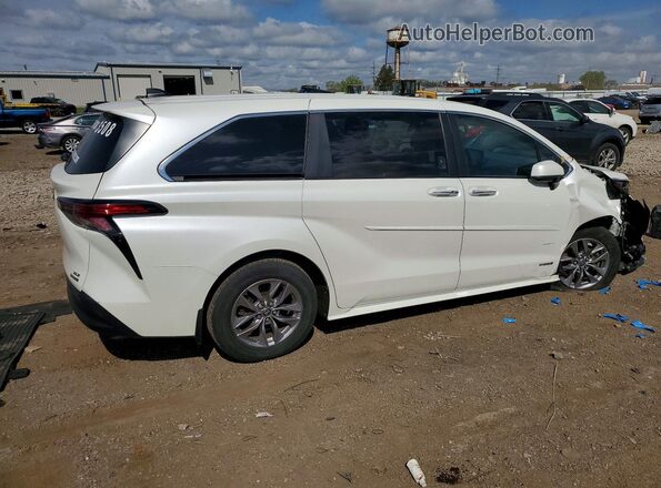 5TDYRKEC6MS018934 2021 TOYOTA SIENNA White უკანა მარჯვენა