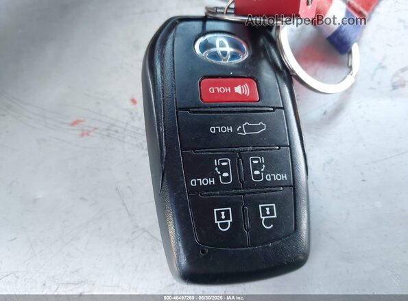 5TDYRKEC6NS103161 2022 TOYOTA SIENNA Black წინა პანელის ხედი