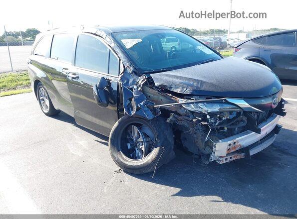 5TDYRKEC6NS103161 2022 TOYOTA SIENNA Black წინა ხედი