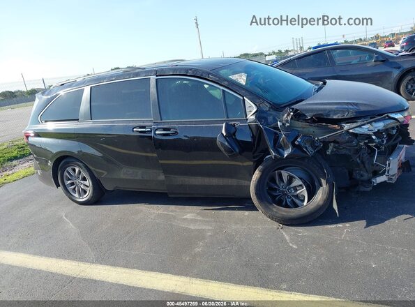 5TDYRKEC6NS103161 2022 TOYOTA SIENNA Black სალონის 360-გრადუსიანი ხედი