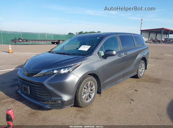5TDYRKEC8SS251551 2025 TOYOTA SIENNA Серый Передняя левая четверть