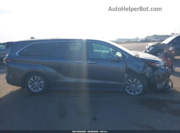 5TDYRKEC8SS251551 2025 TOYOTA SIENNA Серый Вид задней части салона