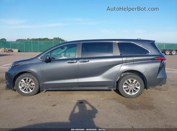 5TDYRKEC8SS251551 2025 TOYOTA SIENNA Серый Панорамный вид салона 360°
