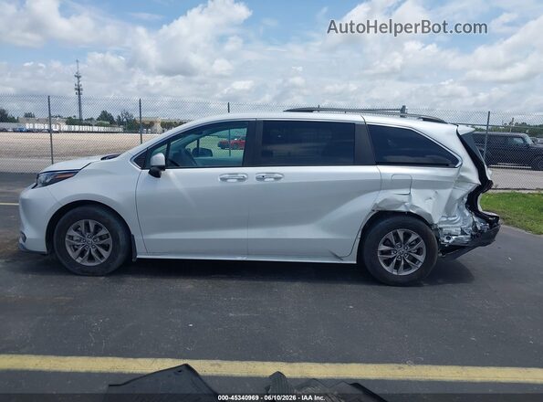 5TDYRKEC8SS274439 2025 TOYOTA SIENNA White Панорамний вид салону 360°