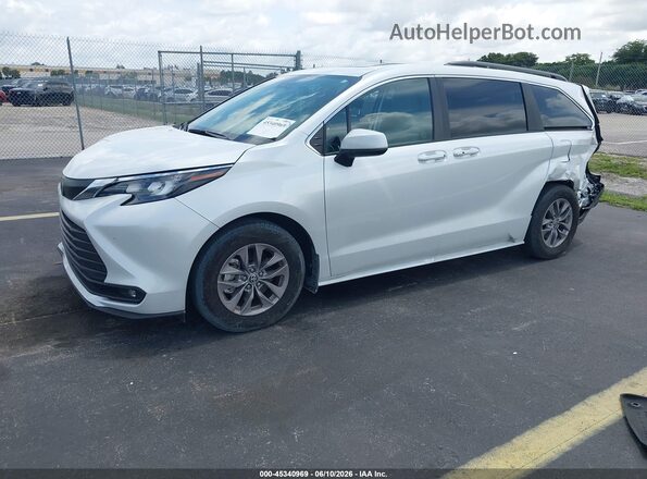 5TDYRKEC8SS274439 2025 TOYOTA SIENNA White Передня ліва чверть